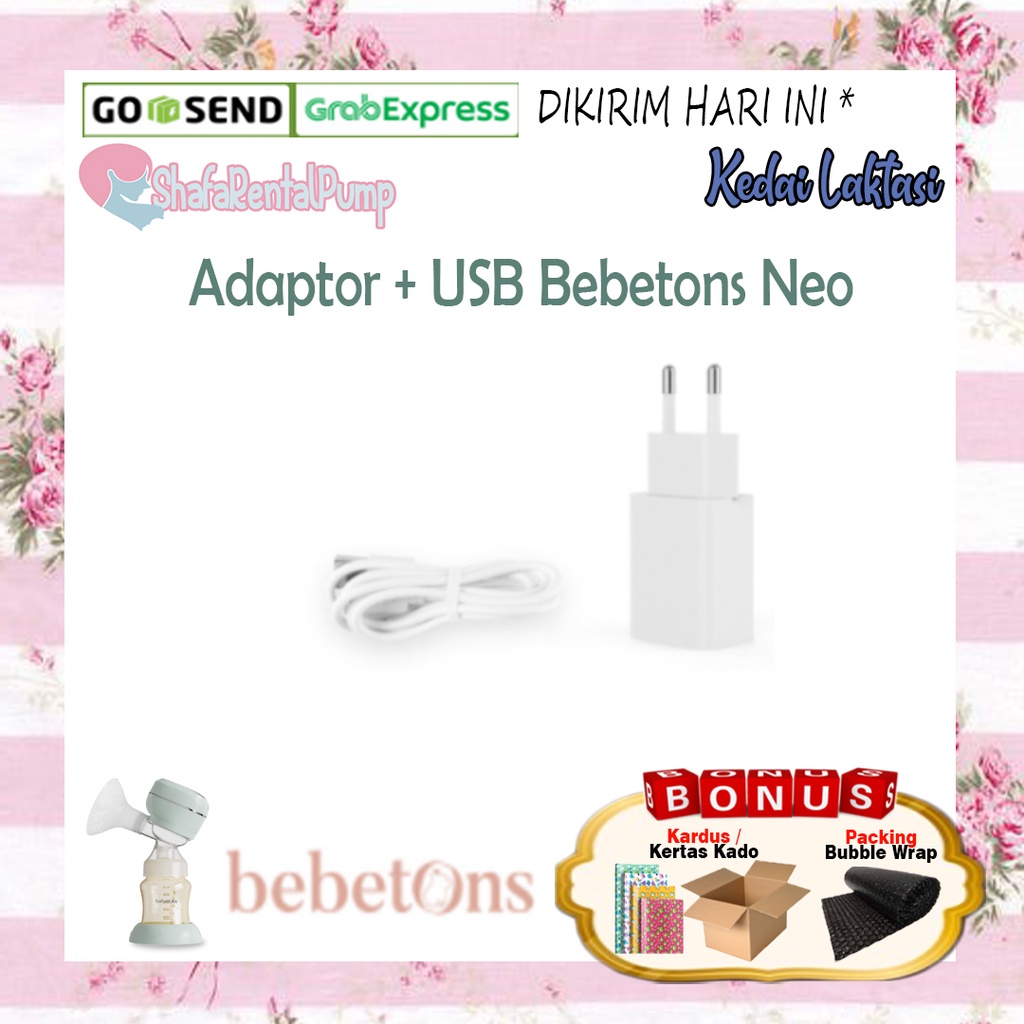 Adaptor dan USB Bebetons Neo / Charger Bebetons Neo