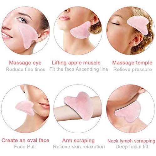 Gua Sha Massage Scrapper Alat Pijat Tubuh dan Pemijat Wajah Portable Resin Wajah Tirus Pemijat Mata Relaksasi Punggung Tangan Kaki Alat Perawatan Muka