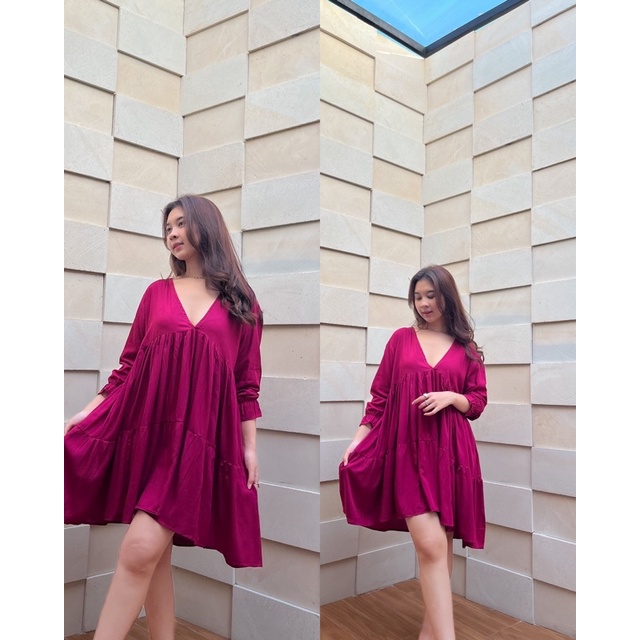 LYODRA TUNIK DRESS| Bumil friendly | Dress Midi