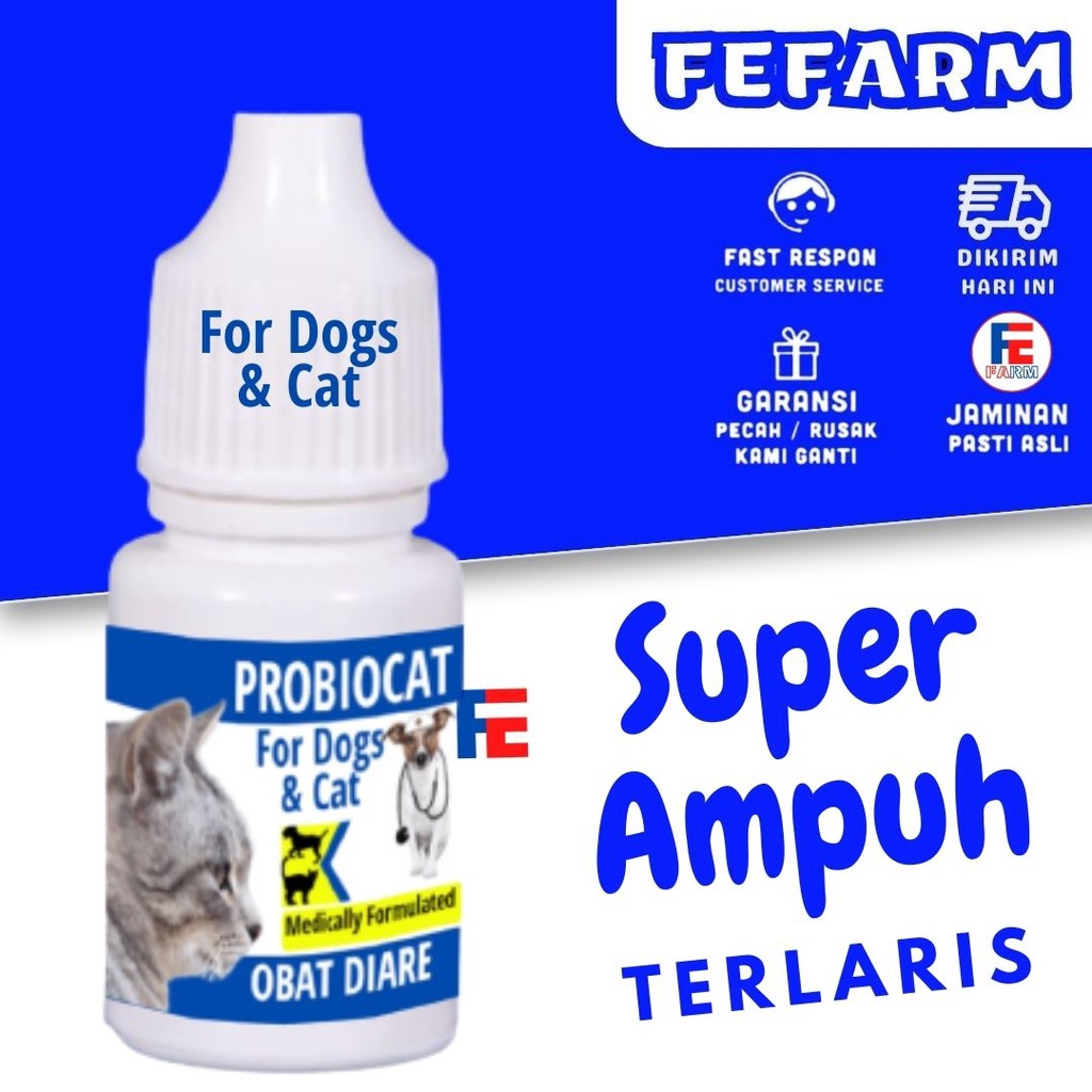 Obat Kucing Mencret Diare Gangguan Pencernaan Priobiocat Obat Diare Vitamin Pencernaan Anti Mencret