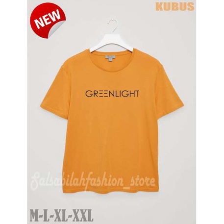 Kaos pria distro greenlight better ada 8 warna basic kaos pria distro