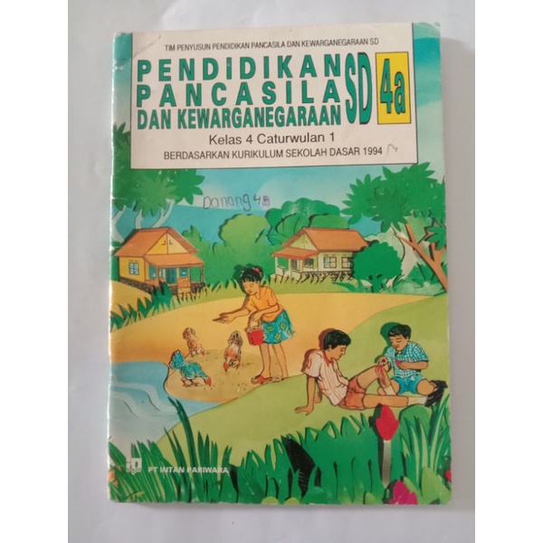 Jual Buku Pelajaran Ppkn Jadul Kelas 4 Sd Buku Jadul Buku Bekas