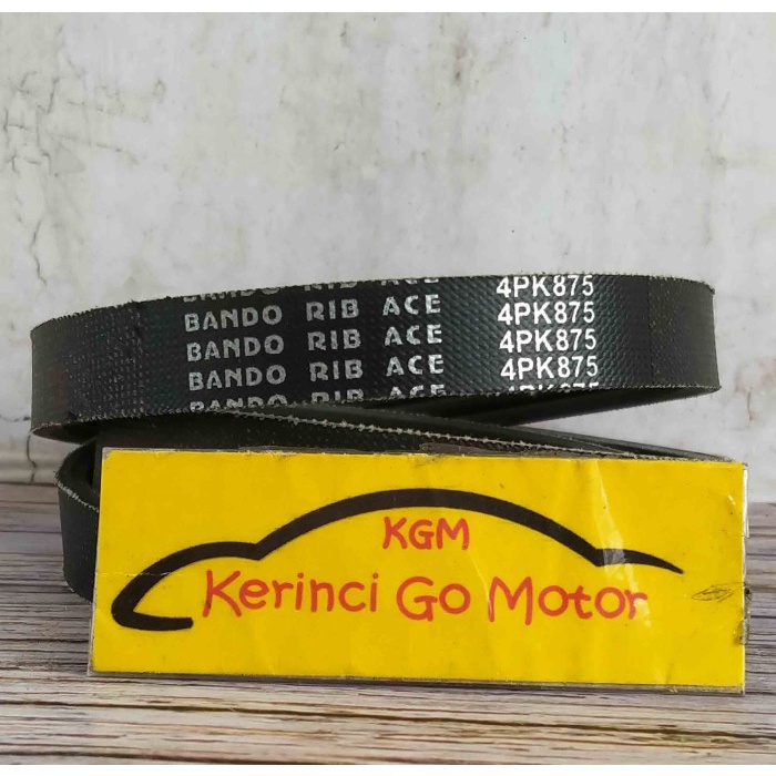 BANDO VAN BELT 4PK 875 RIB BELT TALI KIPAS 4PK-875 FAN BELT ALUR