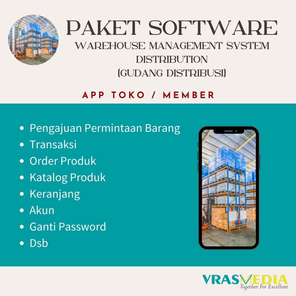 Jual PAKET SOFTWARE WAREHOUSE MANAGEMENT SYSTEM (GUDANG DISTRIBUSI ...