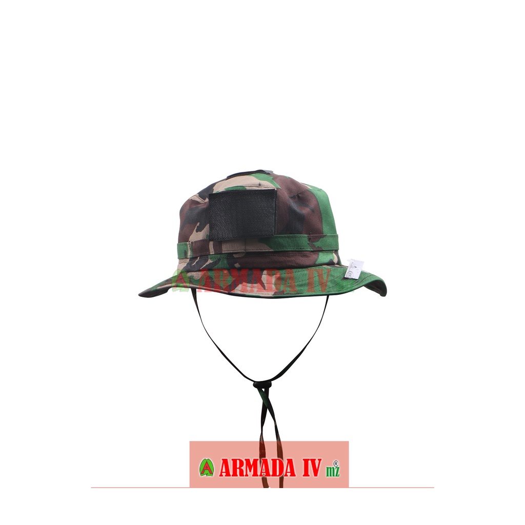 Topi Rimba Tactical Velcro Pelbet Malvinas Topi Rimba Army