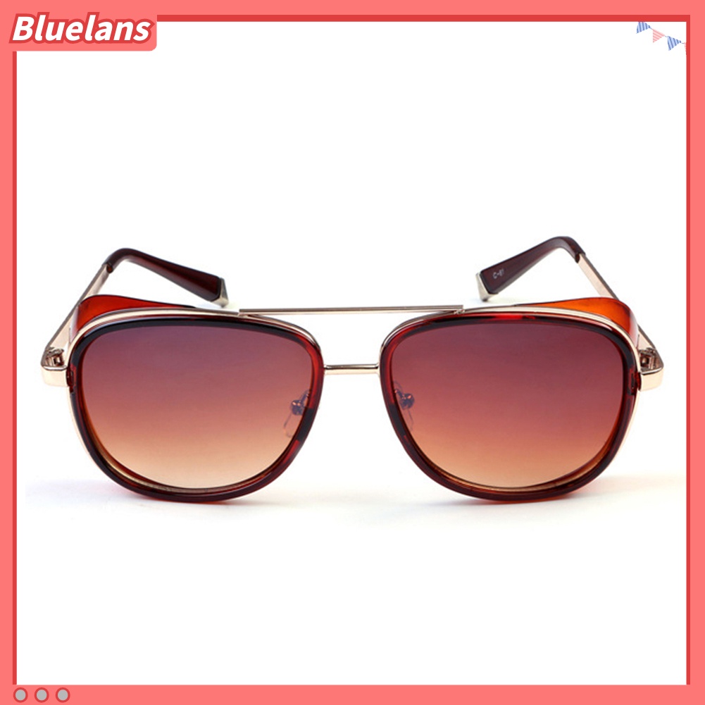 Bluelans Men Women Vintage Anti-UV Eye Protective Sunglasses Windproof Driving Eyewear