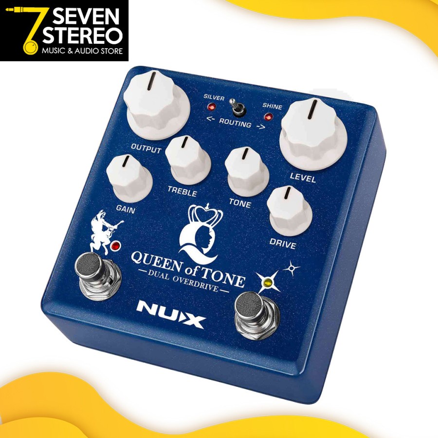 Nux NDO6 NDO-6 NDO 6 Queen Of Tone Dual Overdrive