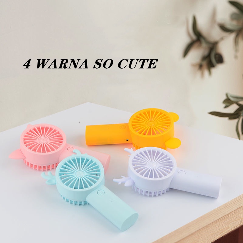 HZSUM Kipas Angin Mini Cute Kipas Lipat Portable Mini Fan Kipas Kecil Kipas