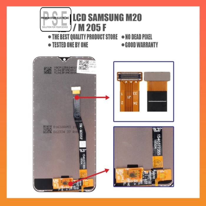 LCD Samsung M20 M205F ORIGINAL Fullset Touchscreen Garansi