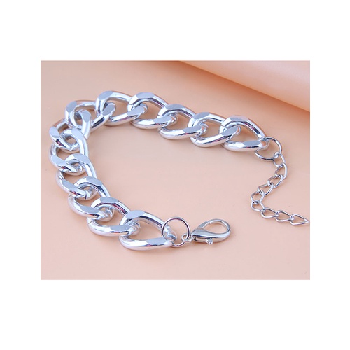 LRC Gelang Tangan Fashion Metal Chain Smooth A6363X