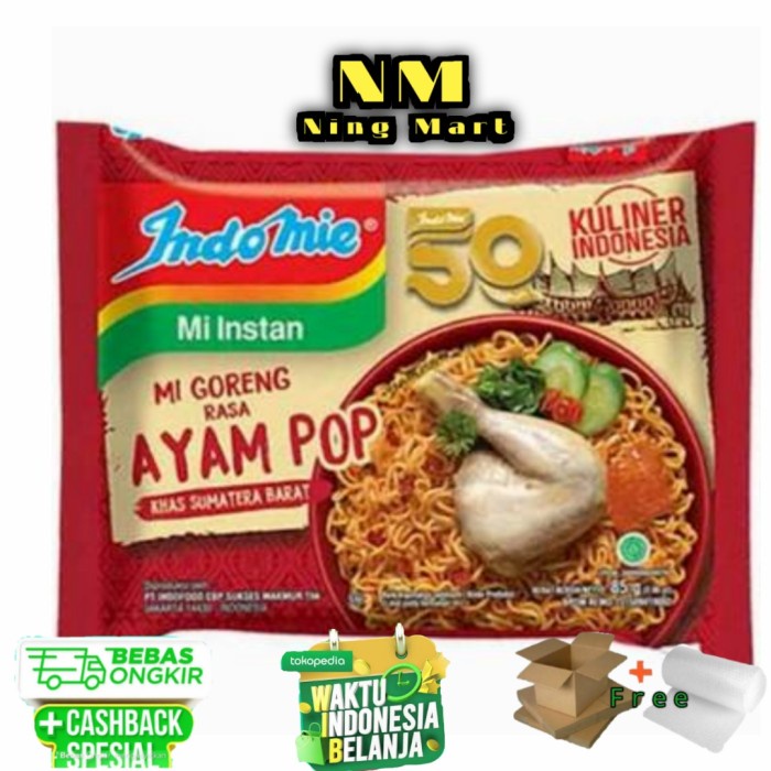 

PROMO indomie goreng ayam pop