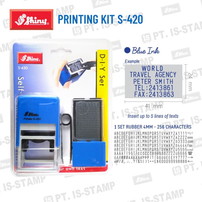 

Segera Miliki S-420 (Stempel Shiny Self-Inking Printing Kit) Bagus