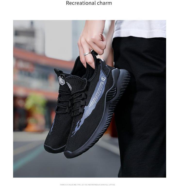 (PROMO 9SV38) PBT Sepatu Sneaker Pria Import - kasual MEN‘S Sprot Shoes Fashion 2022“PL01”(FREE BOX 