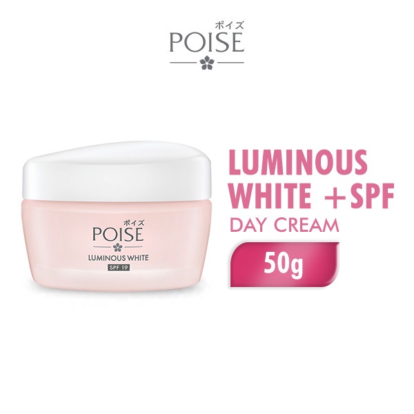 Poise Day Cream Luminous White + SPF 19 Jar 50 gr