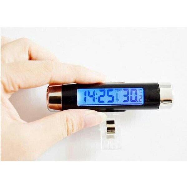 Jam Dan Ukur Suhu Ruang Digital Untuk Di Mobil