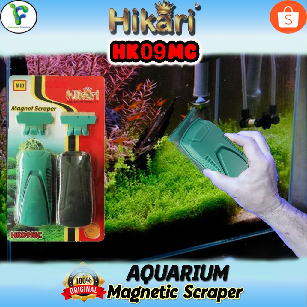 Hikari HK09MC Magnetic pembersih kaca aquarium