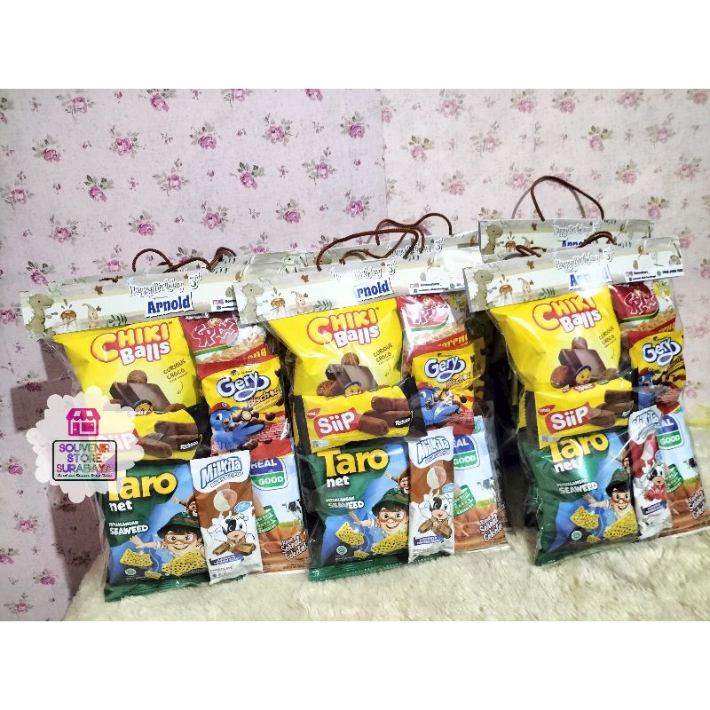 Snack ultah 8rb ann || Paket snack ultah || Bingkisan ultah anak murah