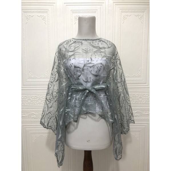 TERMURAH OUTER KEBAYA TILLE TULLE PITA