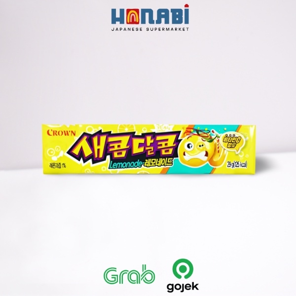 

Crown Sweet Sour Candy Lemon 29g - Permen Asam Manis Lemon Made In Korea