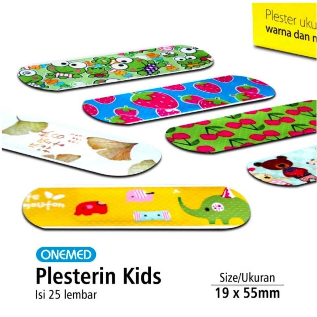 Plesterin Kids Onemed isi 25 pcs - Plester Luka Anak