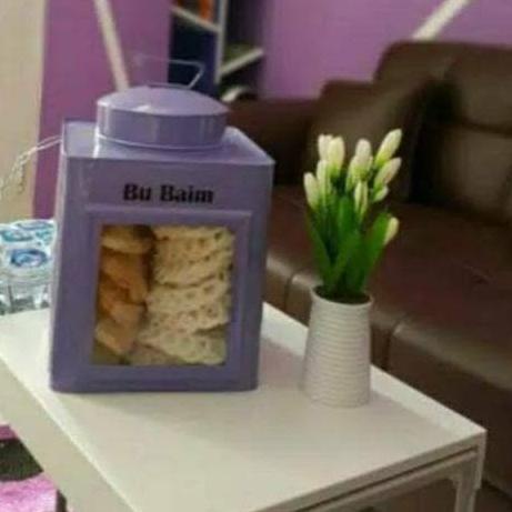 Diskon✔️Toples Kaleng Kerupuk Jadul Ukuran 20 x 25 cm - 13x15|KD3