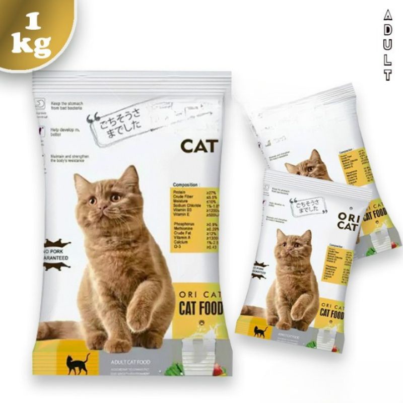 Oricat Adult 1kg Repack Kotak