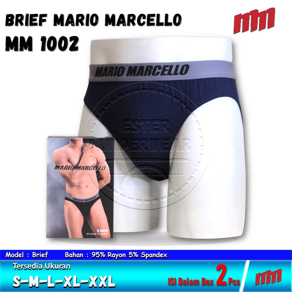 CELANA DALAM PRIA MARIO MARCELLO MM 1002 ISI-2Pcs