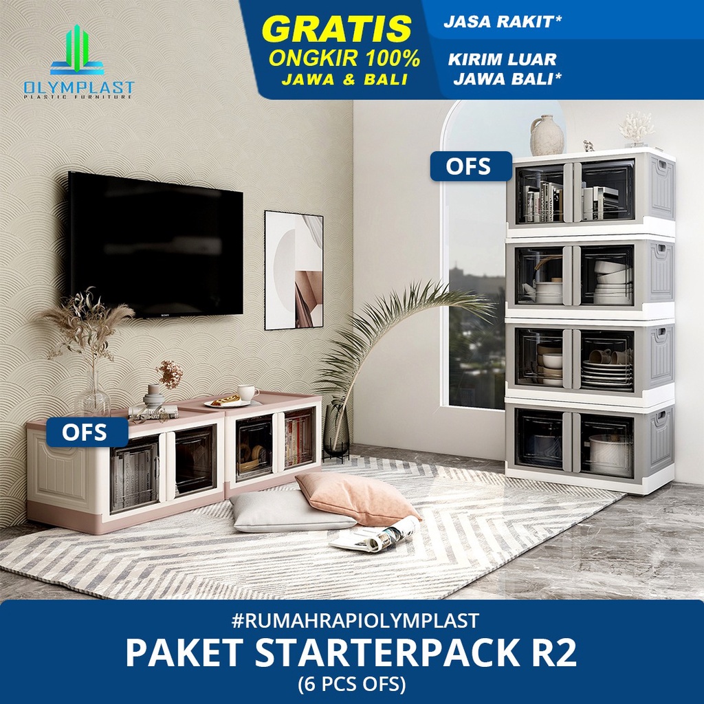OLYMPLAST STARTERPACK RUMAH RAPI R - PAKET HEMAT HAMPERS RAMADAN / PAKET PENYIMPANAN / KOTAK