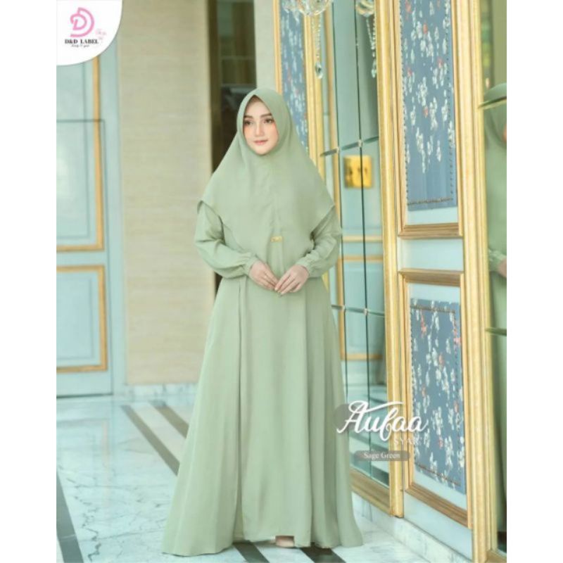 AULA SYAR'I PLUS KHIMAR BY TIBYAN HIJAB