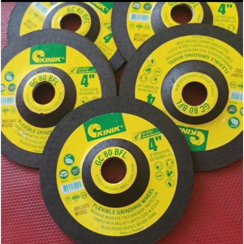 Batu Gerinda Flexible Kinik 4 inch / Poles Flexible Kinik GC 80