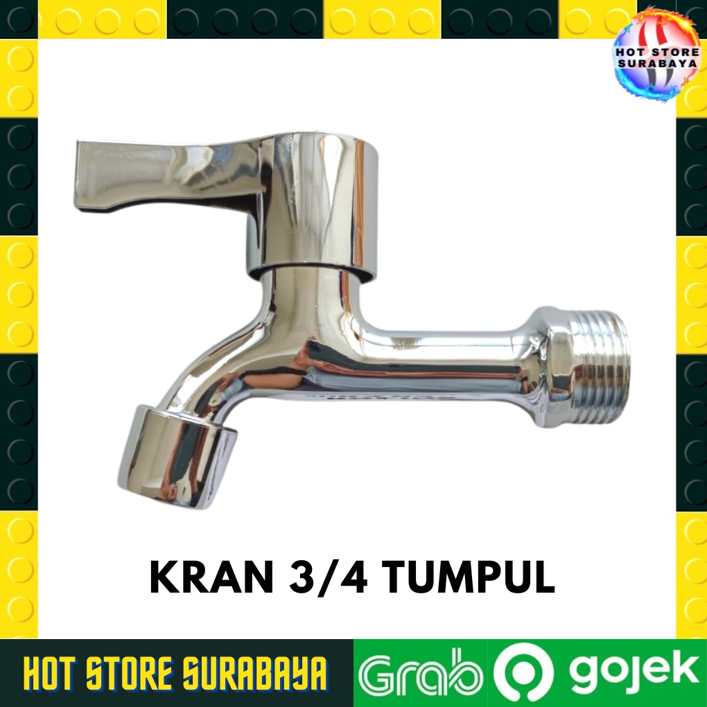 Kran Taman Stainless 3/4 Keran Tembok Air SUS 304 original