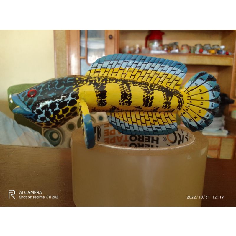 patung chana / patung penggoda ikan chana