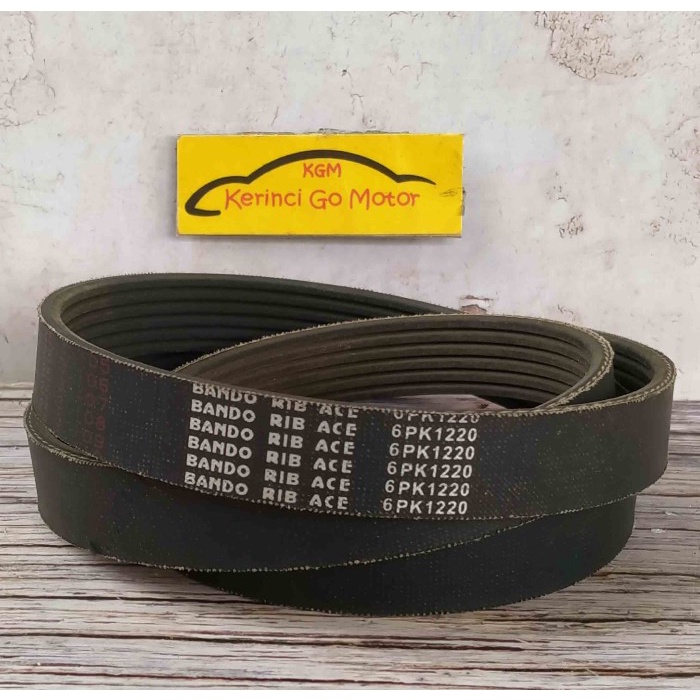 BANDO VAN BELT 6PK 1220 RIB BELT TALI KIPAS 6PK-1220 FAN BELT ALUR