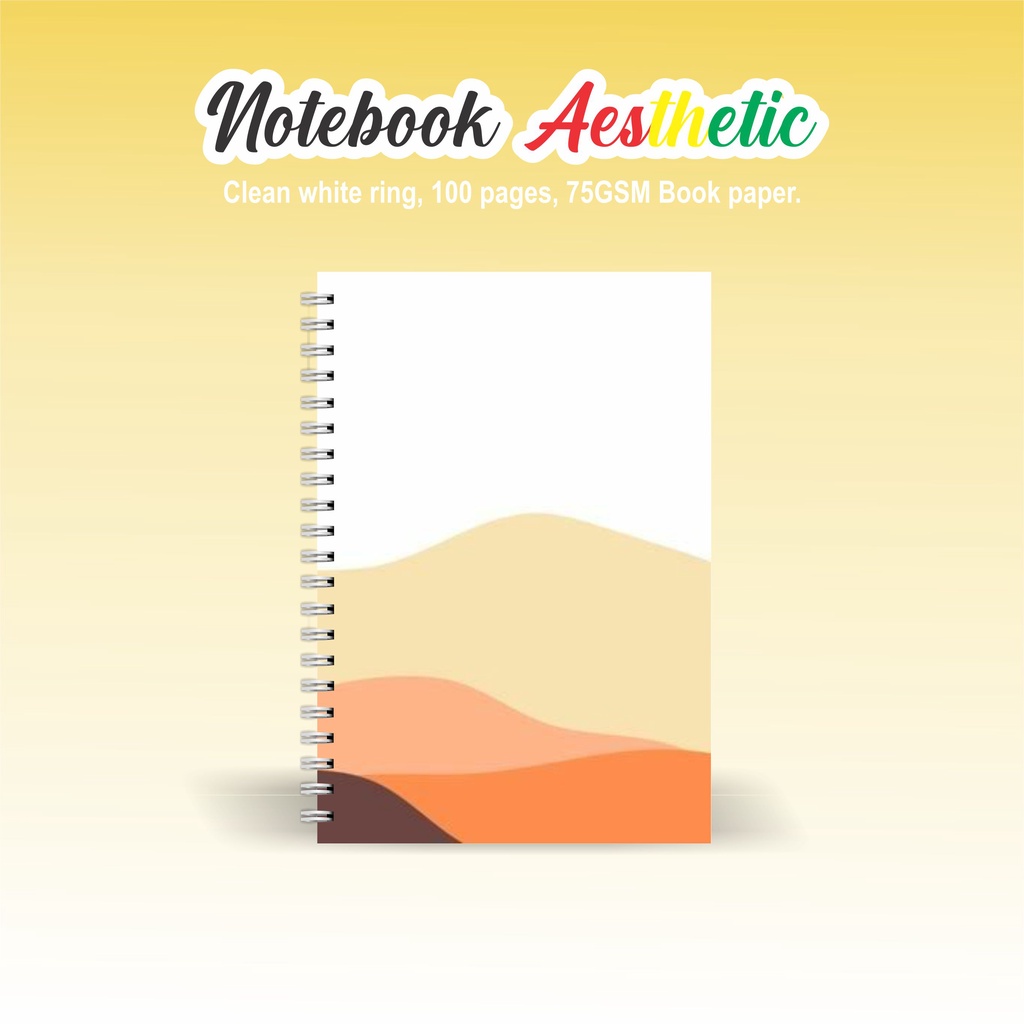 

Notebook Aesthetic BOOKPAPER GRID/KOTAK2#DOTTED/TITIK2#BLANK/POLOS#GARIS/LINE