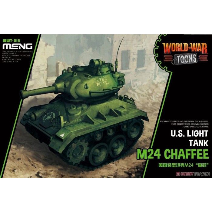 MEWWT018 Meng World War Toon U.S.Light Tank M24 Chaffee