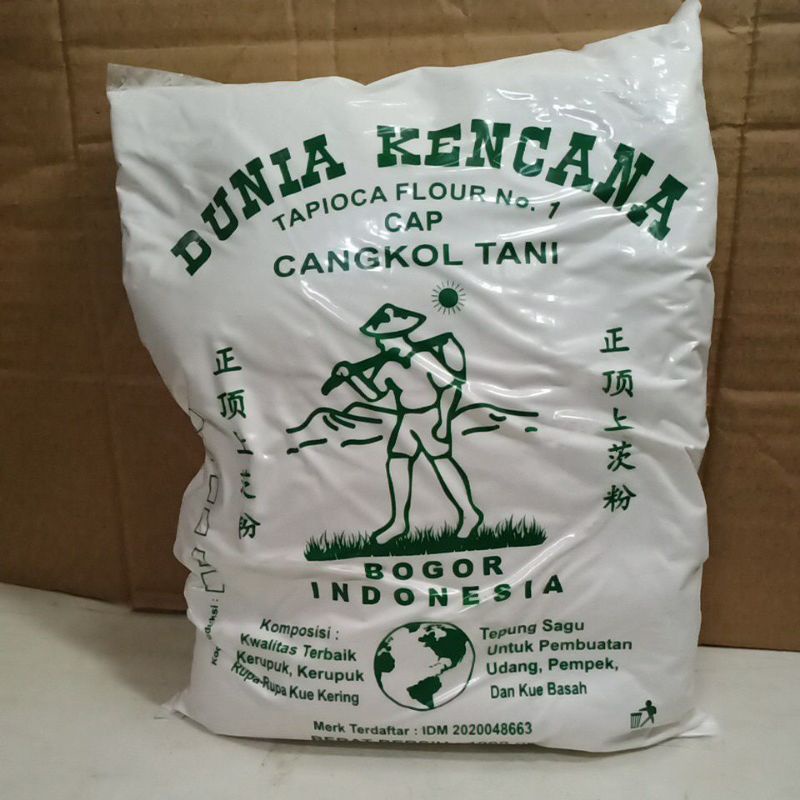 

Tepung Tapioka Dunia Kencana Cap Cangkol Tani 1 kg