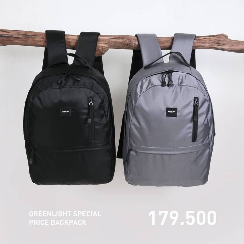 3SECOND GREENLIGHT _ Backpack Tas Ransel UNISEX Murah Original ‼️