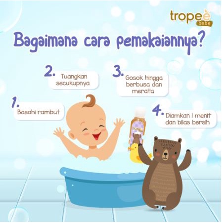 TROPEE BEBE - SHAMPO KEMIRI ( Candlenut Shampoo ) Refill 500ml Botol - BPOM HALAL