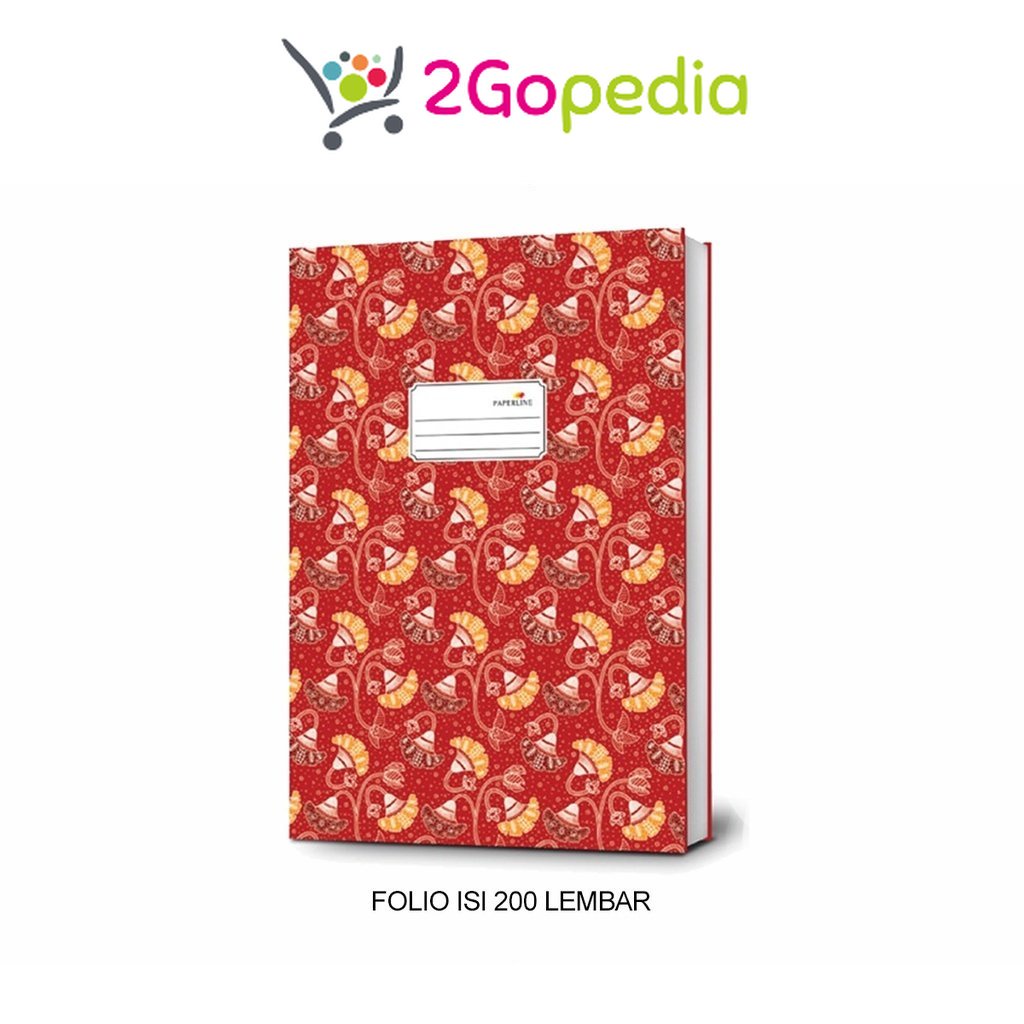 

Buku Tulis Hard Cover Folio F4 200 Lembar Paperline Grosir Murah Atk