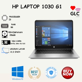 Laptop Ultrabook Hp 1030 G1 M5 6Gen 13in FHD  8GB Ram 256GB SSD BEKAS