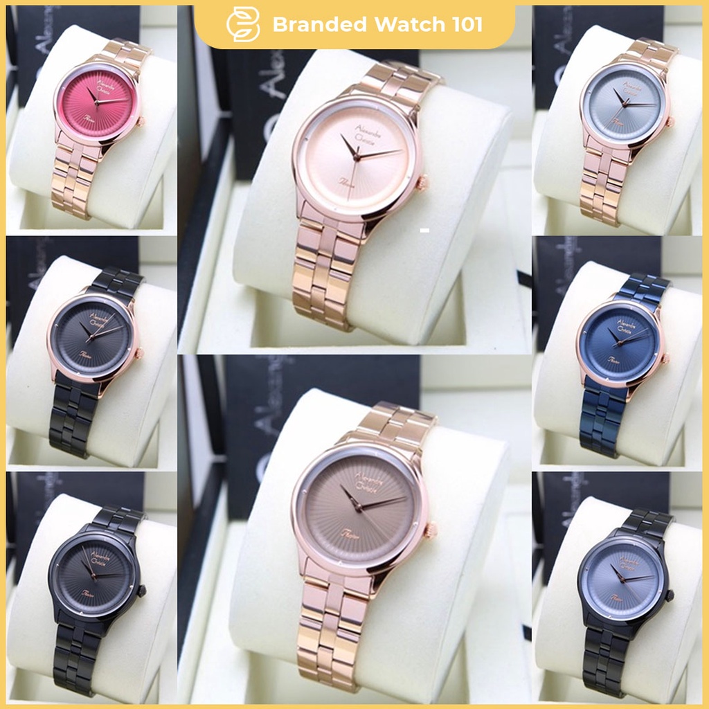 ORIGINAL Jam Tangan Wanita Alexandre Christie AC 2974 / AC2974 / 2974 Garansi Resmi 1 Tahun, Stainless