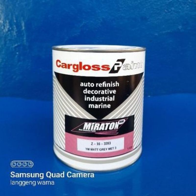 Cat Cargloss Miraton 3393 YM Matt Grey 3 / Abu abu Doff Yamaha