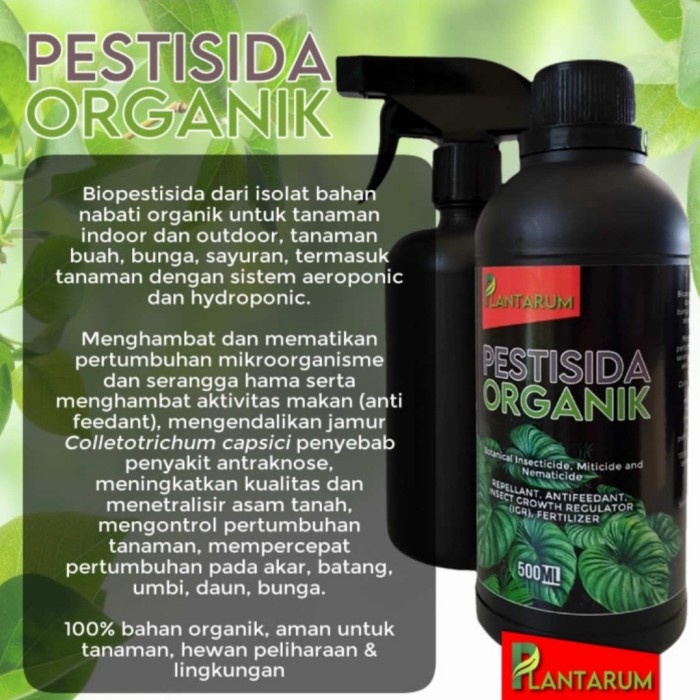 R3stock Pestisida Organik Cair Pembasmi Kutu Hama Jamur Semut Ulat Tanaman %z=