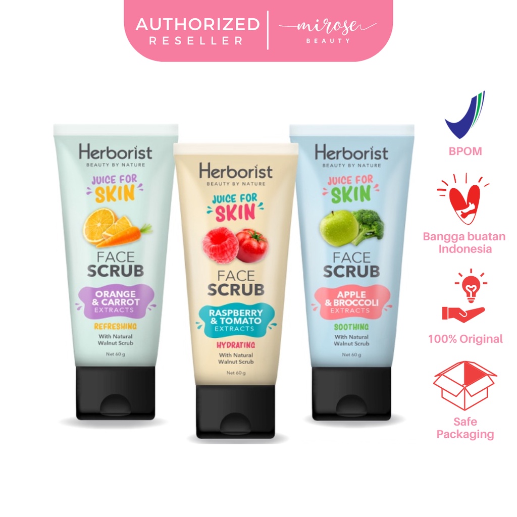 Herborist Juice For Skin Face Scrub - 60gr