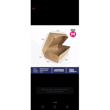 

LUNCH BOX UKURAN M 1 PACK ISI PER 50PCS