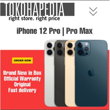 [ Second / Bekas ] Second Iphone 12 Pro Max 128Gb 256Gb 512Gb Blue, Gold, Gray, Silver Handphone /