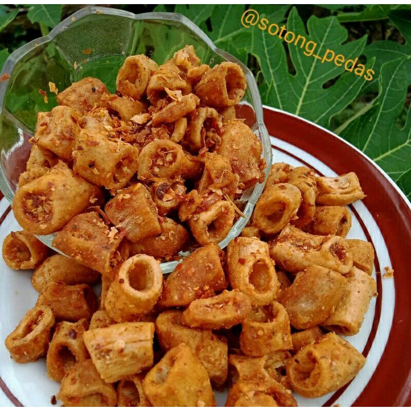 

keripik sotong pedas daun jeruk 500g/250g