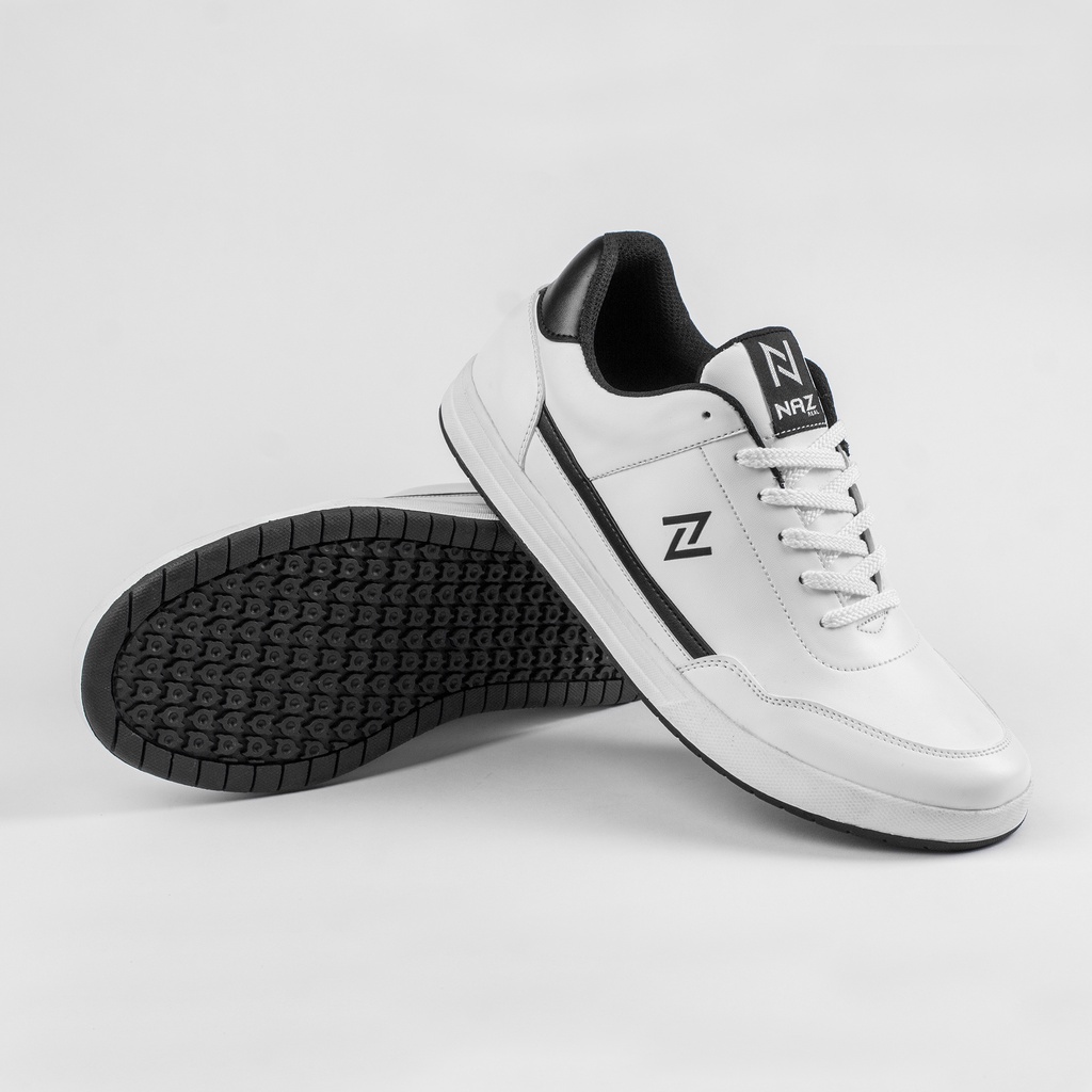 Nazreal Footwear - Sepatu Sneaker Leonardo White