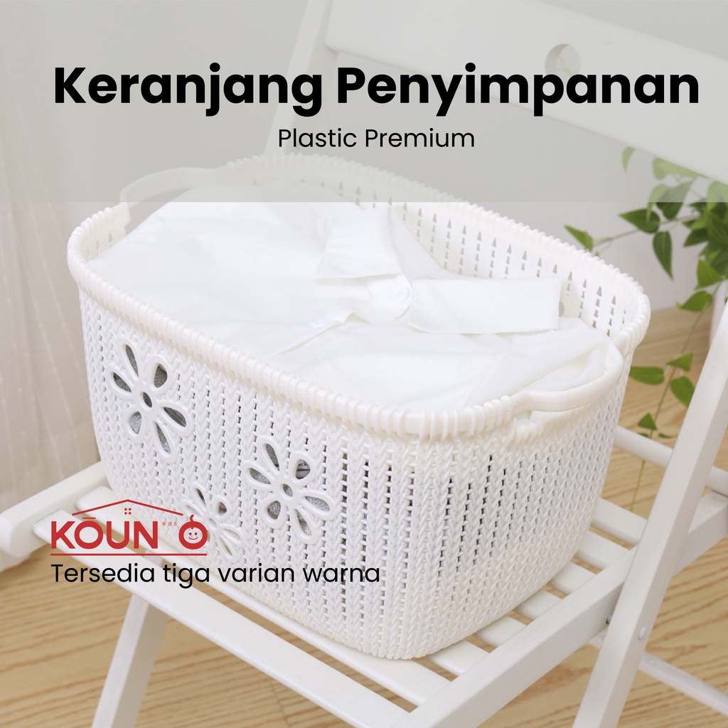 Tempat Penyimpanan Multifungsi Keranjang Serbaguna Organizer Storage Kosmetik Remote Alat Tulis Make Up Bahan Plastik