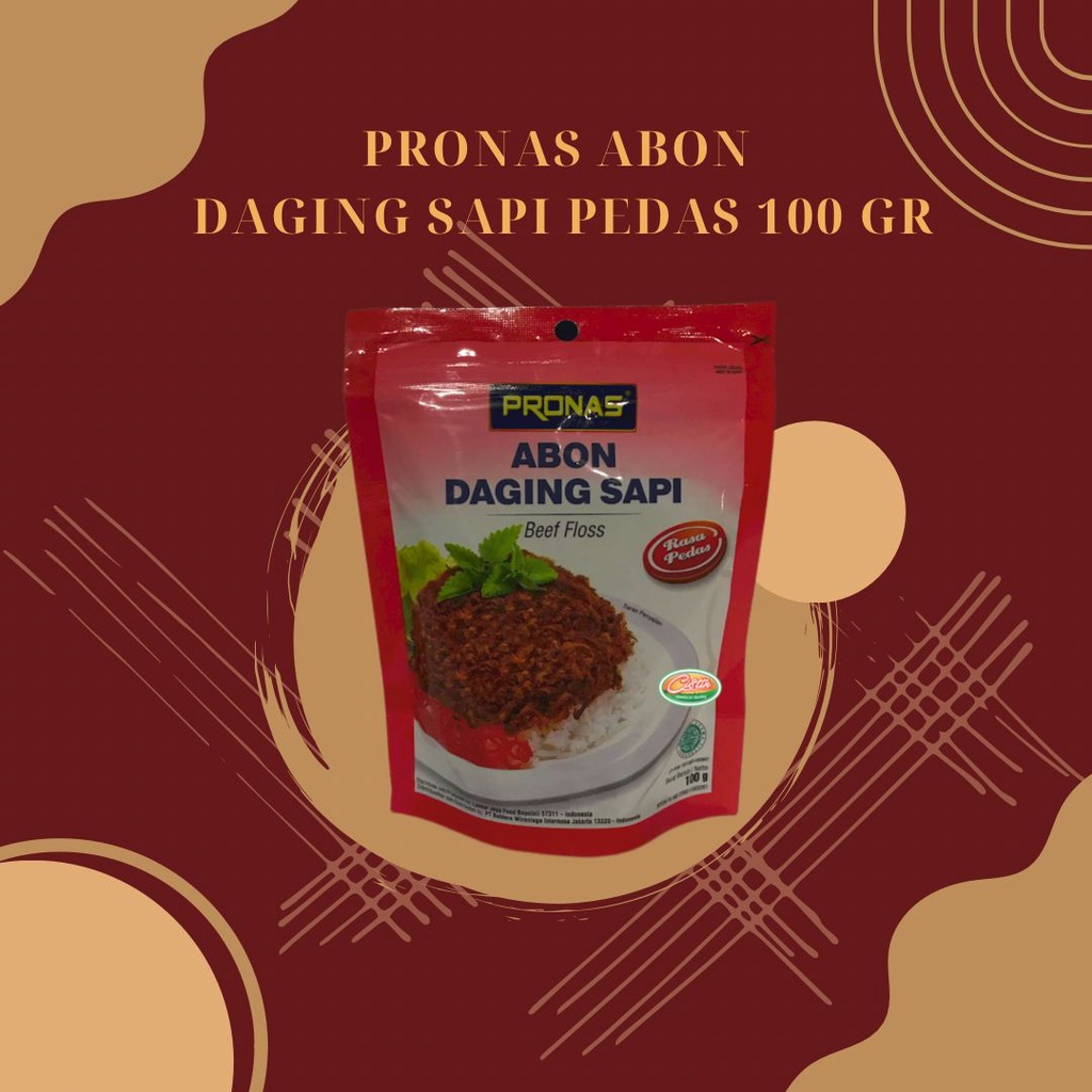 

Abon sapi pedas pronas 100g